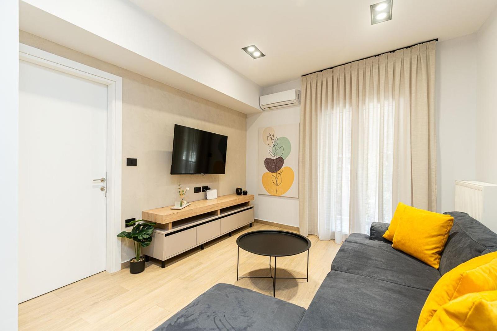 Modern 3 Bedroom Luxury Apartment Thessaloníki Exteriör bild